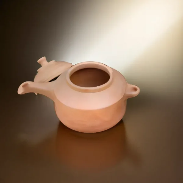 Desi Potter HandMade Unglazed Clay Cooker with Lid/ Mitti Ke Bartan - Image 7